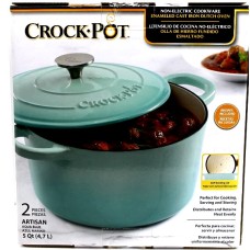 Dutch Oven 5qt Aqua Blue