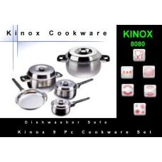 Kinox 9 Pc Cookware Set